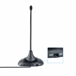 TooQ TQMM-213 microfono Nero Microfono per laptop
