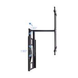 TooQ LP4380XL-B Supporto TV a parete 2,03 m (80") Nero - Vista aggiuntiva 4