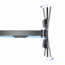 TooQ LP4380XL-B Supporto TV a parete 2,03 m (80") Nero - Vista aggiuntiva 6