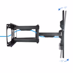 TooQ LP3790TN-B Supporto TV a parete 2,29 m (90") Nero - Vista aggiuntiva 6