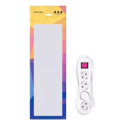 Nanocable 10.37.0004 prolunghe e multiple 1,4 m 4 presa(e) AC Interno Bianco - Vista aggiuntiva 4