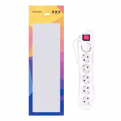Nanocable 10.37.0006 prolunghe e multiple 1,4 m 6 presa(e) AC Interno Bianco - Vista aggiuntiva 4