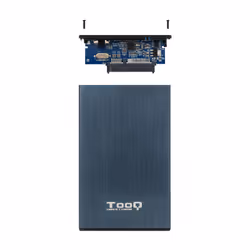TooQ TQE-2527PB contenitore di unità di archiviazione Custodia per Disco Rigido (HDD) Nero, Blu marino 2.5" - Vista aggiuntiva 5