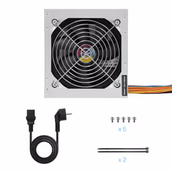 TooQ TQAPOLO-500SP alimentatore per computer 500 W 20+4 pin ATX ATX Argento - Vista aggiuntiva 6