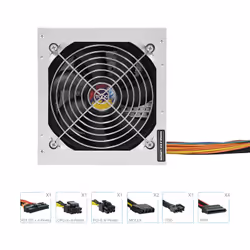 TooQ TQAPOLO-550SP alimentatore per computer 550 W 20+4 pin ATX ATX Argento - Vista aggiuntiva 4