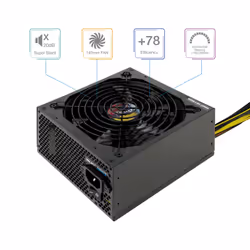 TooQ TQAPOLO-600SP alimentatore per computer 600 W 20+4 pin ATX ATX Nero