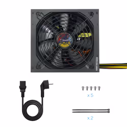 TooQ TQAPOLO-700SP alimentatore per computer 700 W 20+4 pin ATX ATX Nero - Vista aggiuntiva 6