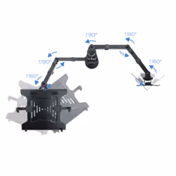 TooQ Office 81,3 cm (32") Scrivania Nero - Vista aggiuntiva 5