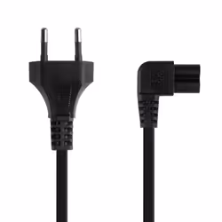 TooQ 10.22.0502 cavo di alimentazione Nero 1,8 m CEE7/16 Accoppiatore C7