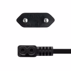 TooQ 10.22.0502 cavo di alimentazione Nero 1,8 m CEE7/16 Accoppiatore C7