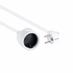 Nanocable 10.22.0610-W, 10 m, Interno, Tipo F, Type F (CEE 7/4), Ad angolo, 1,5 mm²