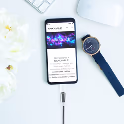 Nanocable 10.10.4100 adattatore per inversione del genere dei cavi Lightning Micro USB Bianco - Vista aggiuntiva 5