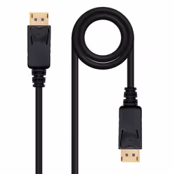 Nanocable 10.15.2300, 0,5 m, DisplayPort, DisplayPort, Maschio, Maschio, 3840 x 2400 Pixel