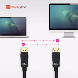 Nanocable 10.15.2500 cavo DisplayPort 0,5 m Nero - Vista aggiuntiva 5