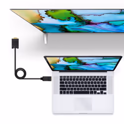 Nanocable 10.15.4401 cavo e adattatore video 1 m DisplayPort VGA (D-Sub) Nero - Vista aggiuntiva 4