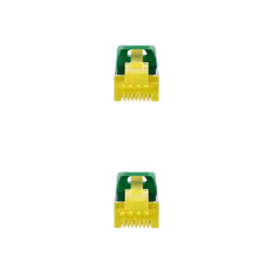 Nanocable 10.20.1900-L25-GR cavo di rete Verde 0,25 m Cat6a SF/UTP (S-FTP)