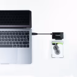 TooQ TQHDA-01A docking station per unità di archiviazione USB 3.2 Gen 1 (3.1 Gen 1) Type-A Nero - Vista aggiuntiva 5
