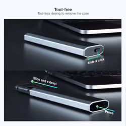 TooQ Shura Box esterno SSD Grigio M.2 - Vista aggiuntiva 4