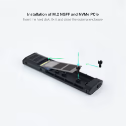 TooQ Shura Box esterno SSD Grigio M.2 - Vista aggiuntiva 5