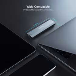 TooQ Shura Box esterno SSD Grigio M.2 - Vista aggiuntiva 6