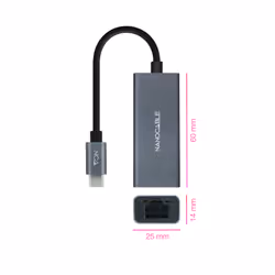 Nanocable 10.03.0406 scheda di rete e adattatore Ethernet 1000 Mbit/s