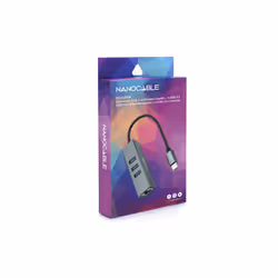 Nanocable 10.03.0408 replicatore di porte e docking station per laptop Cablato USB 3.2 Gen 1 (3.1 Gen 1) Type-C Grigio - Vista aggiuntiva 5
