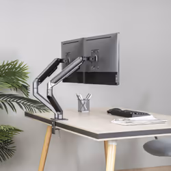 TooQ DB4132TNR-G support d'écran plat pour bureau 32" Noir - Vista aggiuntiva 5