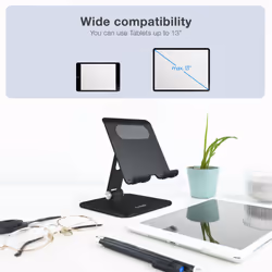 TooQ PH-HERMES-NOCHE supporto per personal communication Supporto passivo Telefono cellulare/smartphone, Tablet/UMPC Nero - Vista aggiuntiva 6