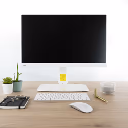 TooQ DB1127TN-W Supporti a parete per TV 27" Scrivania Bianco - Vista aggiuntiva 8