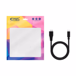 Nanocable 10.01.1201-BK cavo USB USB 3.2 Gen 1 (3.1 Gen 1) 1 m USB C Micro-USB B Nero - Vista aggiuntiva 4