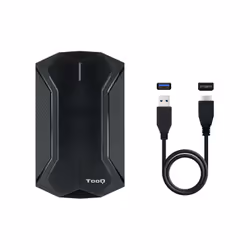 TooQ TQE-2599RGB contenitore di unità di archiviazione Box esterno HDD/SSD Nero 2.5" - Vista aggiuntiva 6
