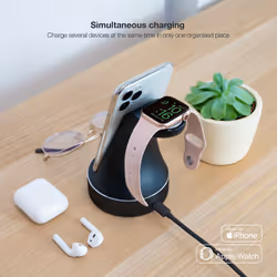 TooQ TQCD02L Caricabatterie per dispositivi mobili Smartphone, Orologio intelligente Nero USB Carica wireless Ricarica rapida Interno - Vista aggiuntiva 6