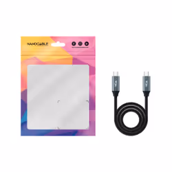 Nanocable 10.01.4300 cavo USB USB4 Gen 2x2 0,5 m USB C Nero - Vista aggiuntiva 4