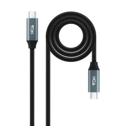 Nanocable 10.01.4301 cavo USB USB4 Gen 2x2 1 m USB C Nero
