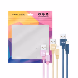 Nanocable 10.10.0401-CO2 cavo Lightning 1 m Blu, Oro, Rosa - Vista aggiuntiva 2