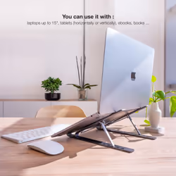 TooQ TQLRS0033-AL-G supporto per laptop Supporto per laptop e tablet Grigio 38,1 cm (15") - Vista aggiuntiva 7