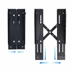 TooQ UMCS0024-B supporto per CPU Supporto CPU a carrello Nero