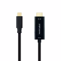 Nanocable 10.15.5133 cavo e adattatore video 3 m USB tipo-C HDMI tipo A (Standard) Nero