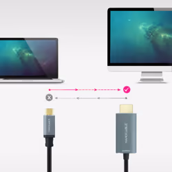 Nanocable 10.15.5162 cavo e adattatore video 1,8 m USB tipo-C HDMI tipo A (Standard) Nero - Vista aggiuntiva 4