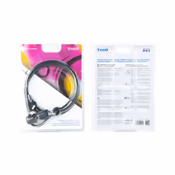 TooQ TQCLKC0025-G cavo di sicurezza Grigio 1,5 m - Vista aggiuntiva 8