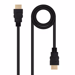 Nanocable 10.15.3810, 10 m, HDMI Type A (Standard), HDMI Type A (Standard), Compatibilité 3D, 18 Gbit/s, Noir
