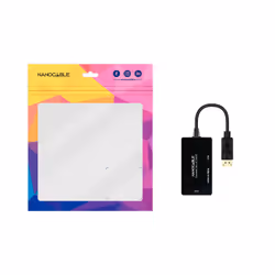 Nanocable 10.16.3301-ALL cavo e adattatore video 0,2 m DisplayPort DVI-D + VGA (D-Sub) + HDMI Nero - Vista aggiuntiva 4