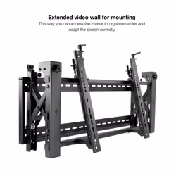TooQ TQVW5470T Supporto per display espositivi 177,8 cm (70") Nero - Vista aggiuntiva 5