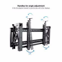 TooQ TQVW5470T Supporto per display espositivi 177,8 cm (70") Nero - Vista aggiuntiva 6