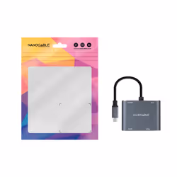 Nanocable 10.16.4304 adattatore grafico USB Grigio - Vista aggiuntiva 4