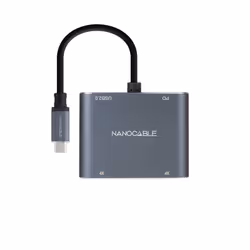 Nanocable 10.16.4305 adattatore grafico USB Grigio