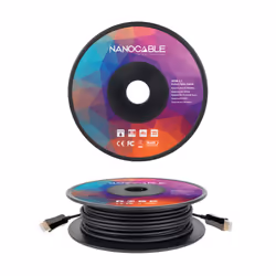 Nanocable 10.15.2199 cavo HDMI 100 m HDMI tipo A (Standard) Nero