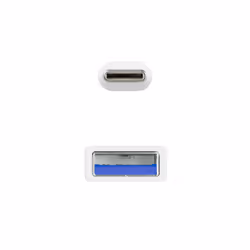 Nanocable 10.01.4001-W cavo USB USB 3.2 Gen 2 (3.1 Gen 2) 1 m USB C USB A Bianco - Vista aggiuntiva 4