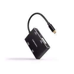 Nanocable 10.16.4307, Cablato, USB 3.2 Gen 1 (3.1 Gen 1) Type-C, Nero, 4K Ultra HD, 60 Hz, USB