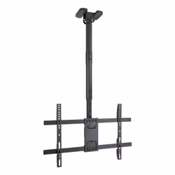 TooQ LPCE1186TSLI-B, 200 x 200 mm, 600 x 400 mm, -25 - 0°, -180 - 180°, Acciaio, Nero